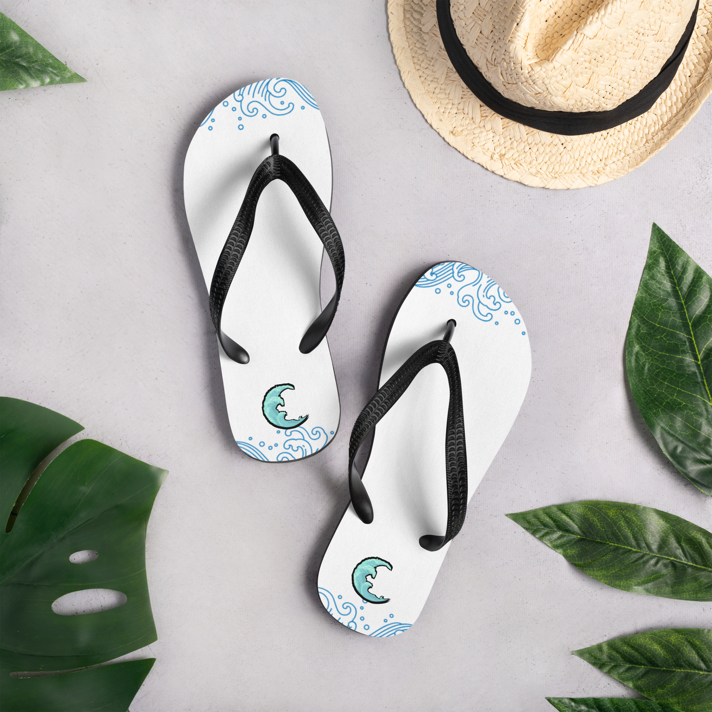 Wave Crest Thongs