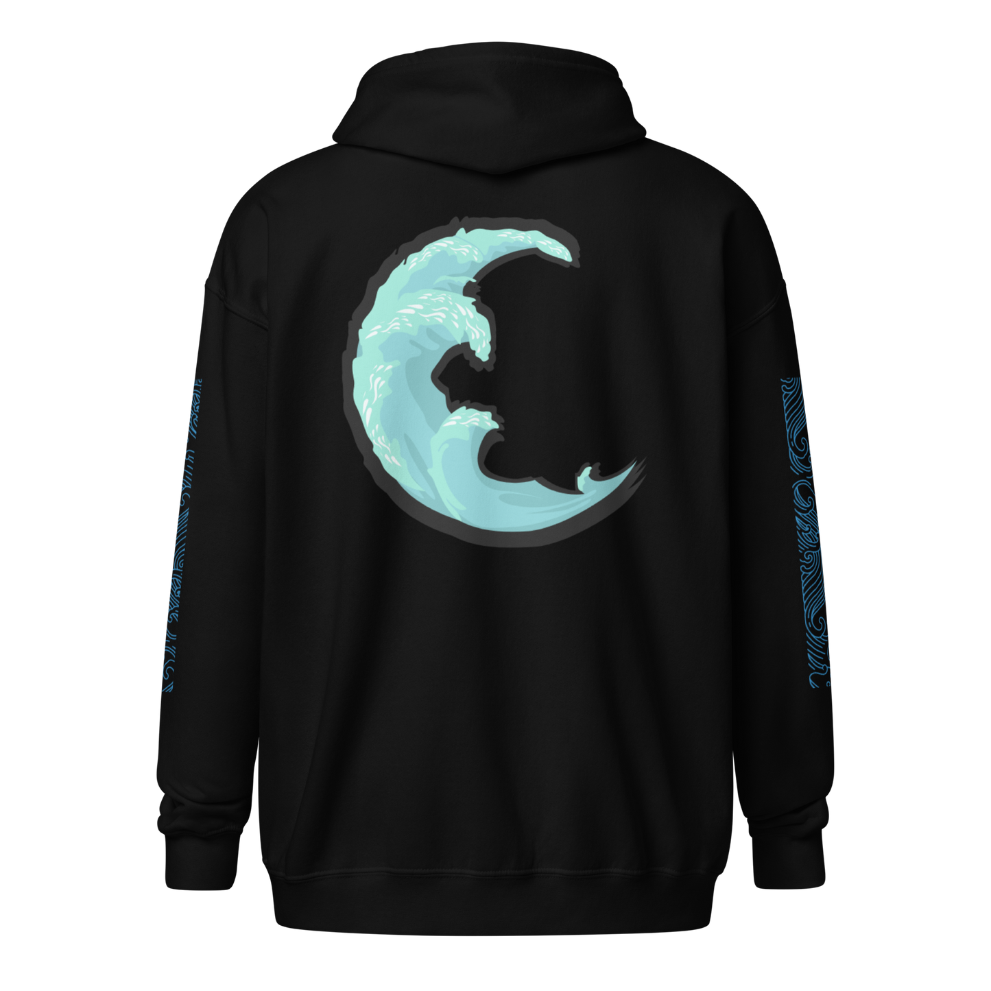 Wave Crest Zip Hoodie