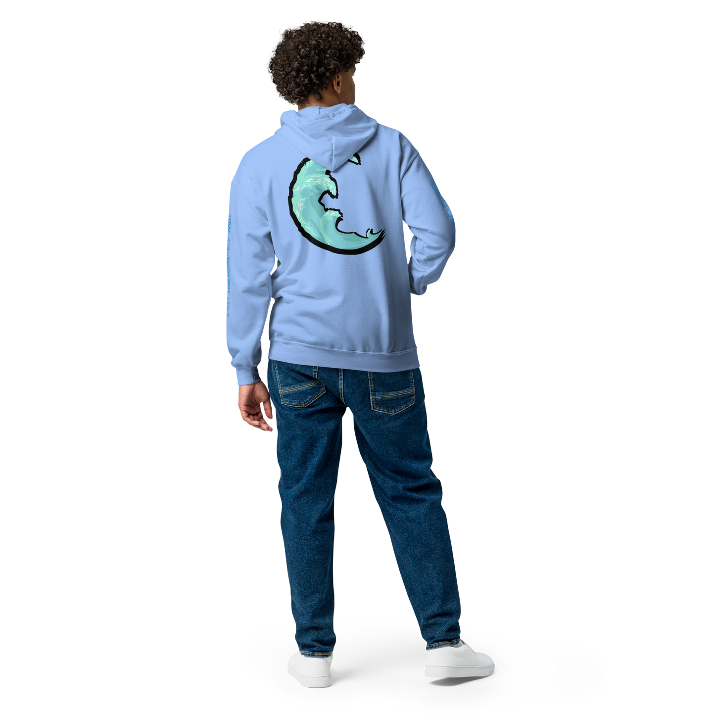 Wave Crest Zip Hoodie