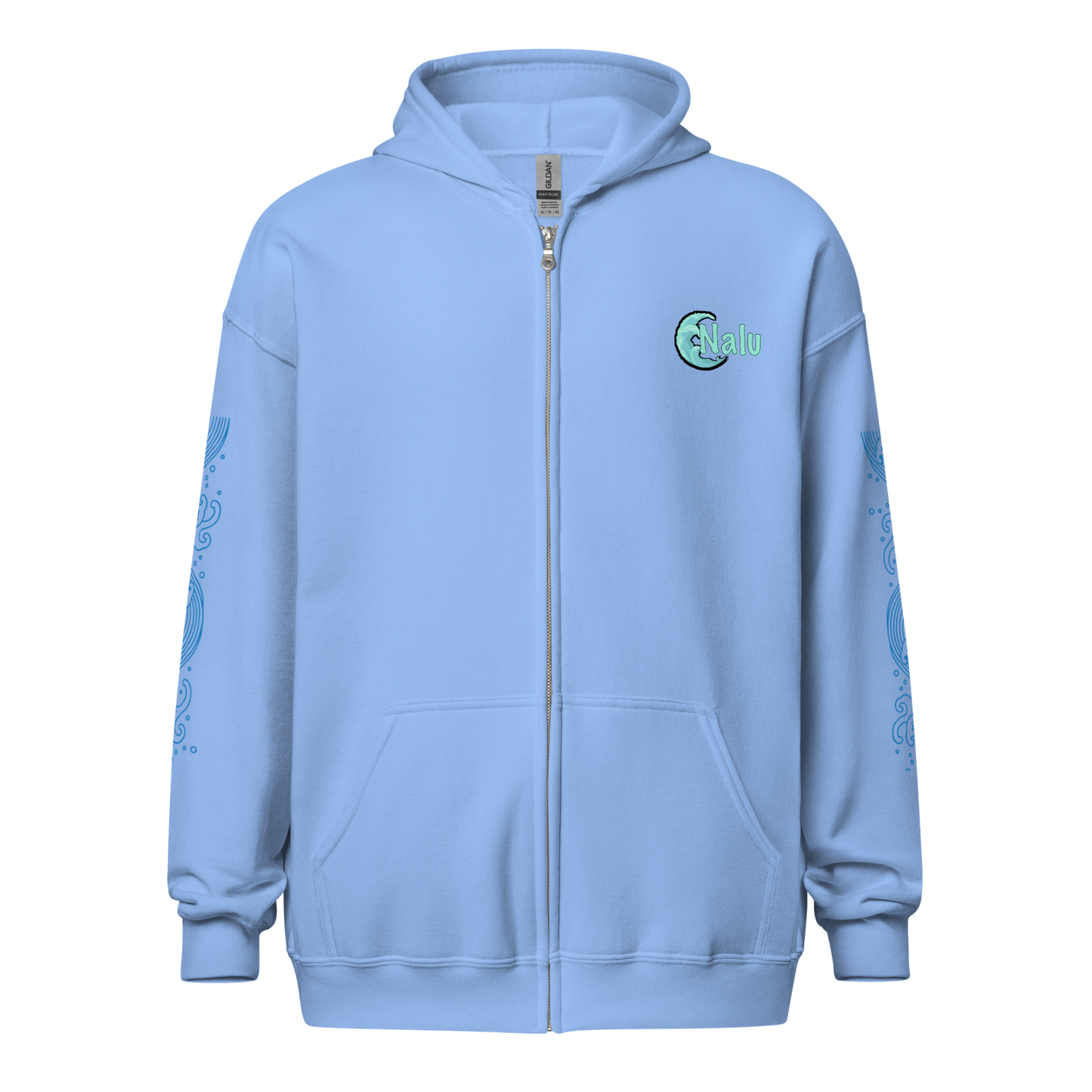 Wave Crest Zip Hoodie