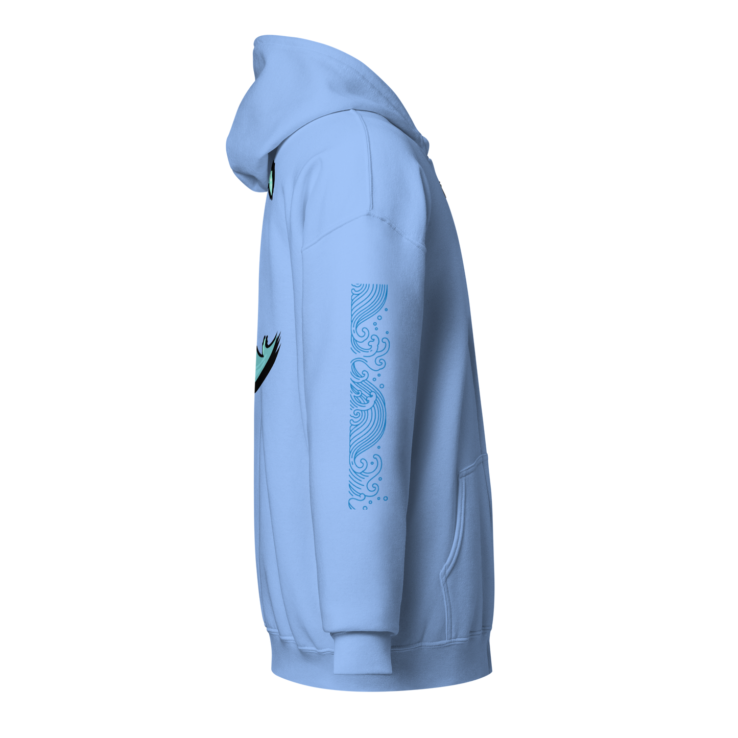 Wave Crest Zip Hoodie