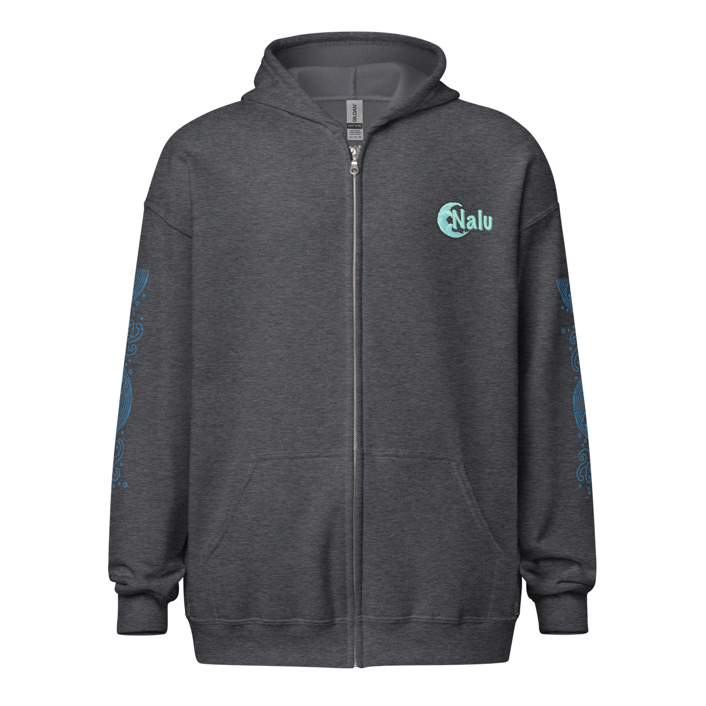 Wave Crest Zip Hoodie