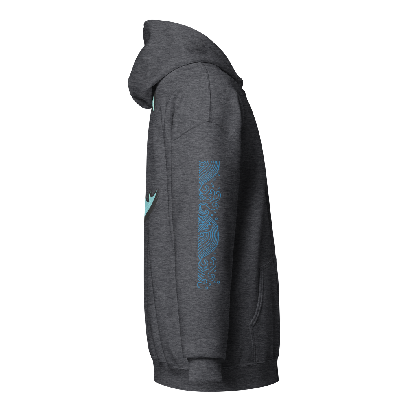 Wave Crest Zip Hoodie