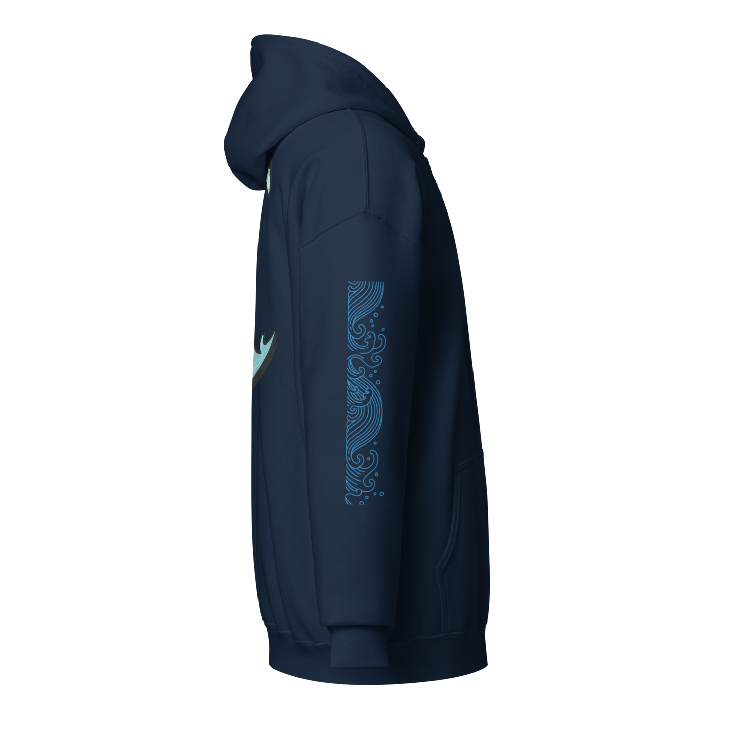 Wave Crest Zip Hoodie