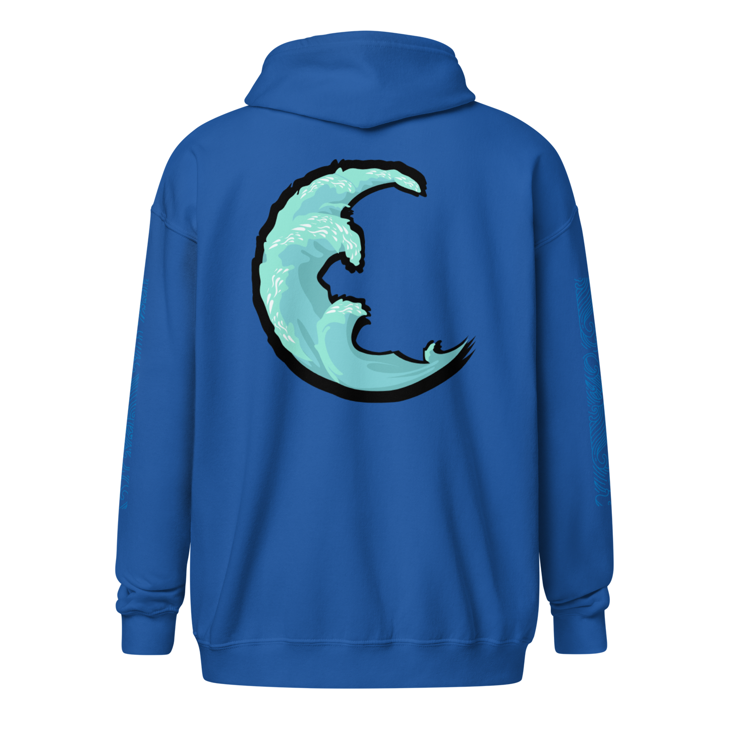Wave Crest Zip Hoodie