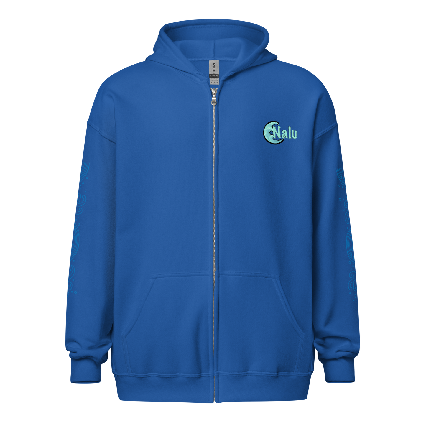 Wave Crest Zip Hoodie