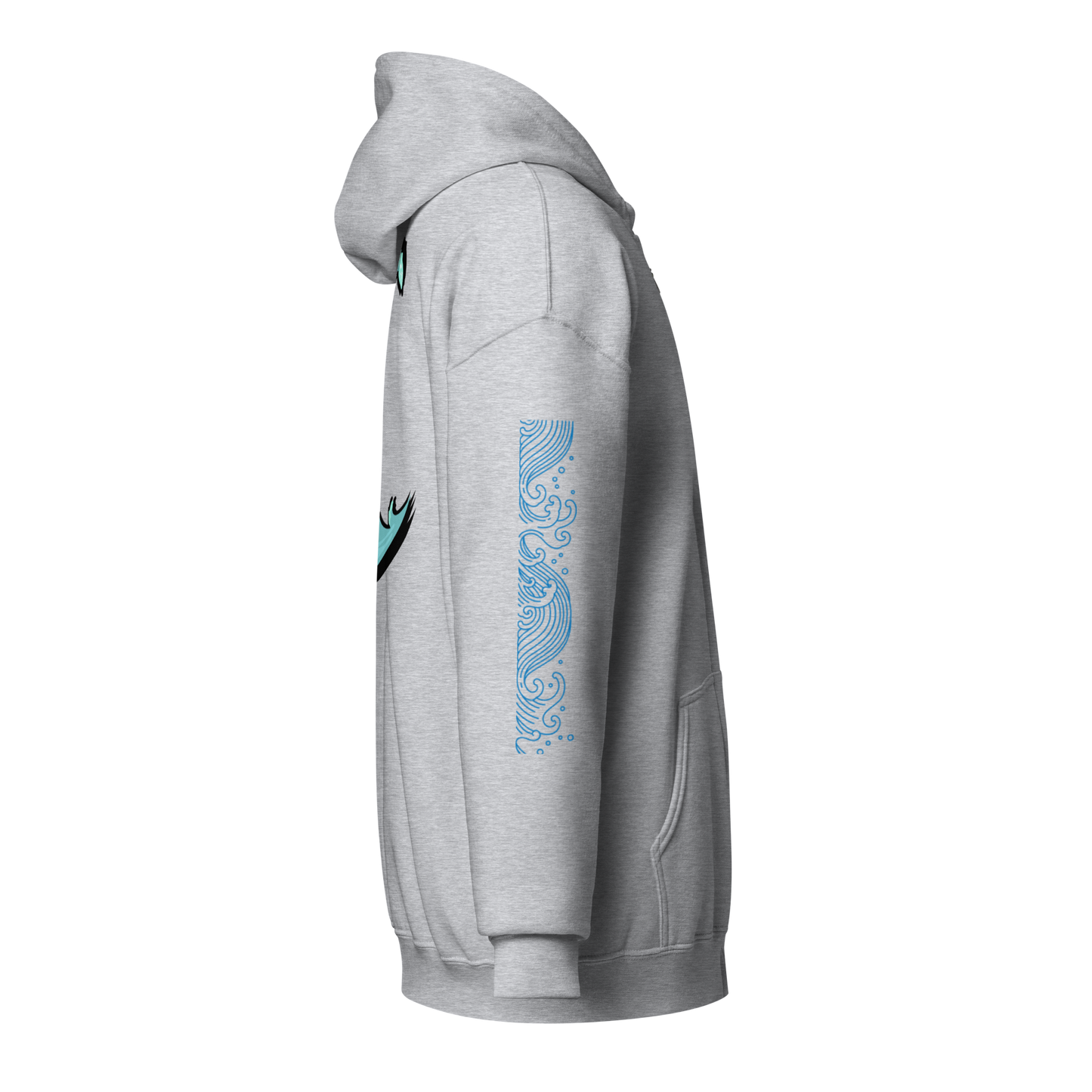 Wave Crest Zip Hoodie