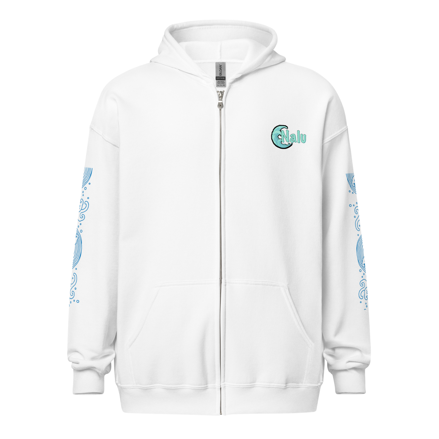 Wave Crest Zip Hoodie