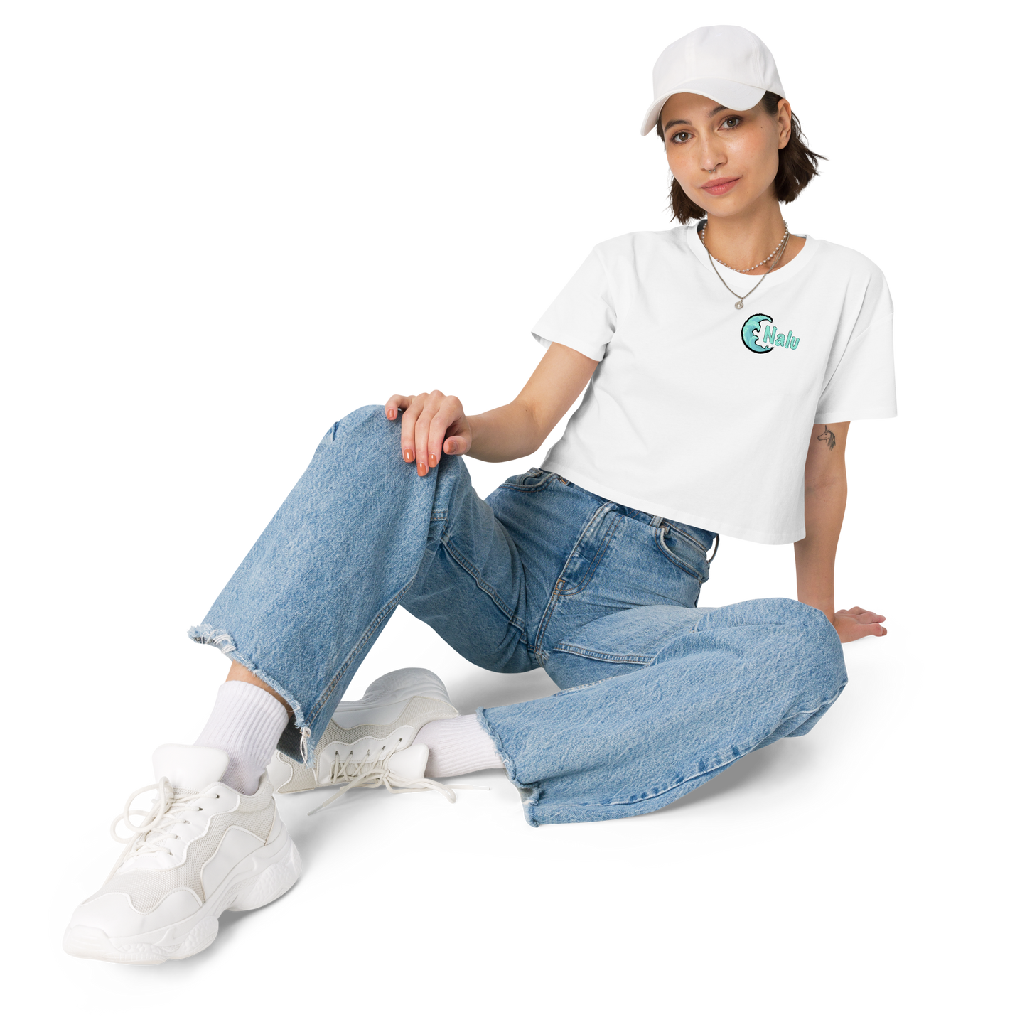 Wave Crest Crop Top